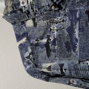 Columbia Fisherman Button-Front Long Sleeve Eclectic Granpa Casual Mens Shirt